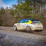 Premiere: Der Opel Corsa-e Rally geht im Rahmen der ADAC Rallye Stemweder Berg erstmals an den Start